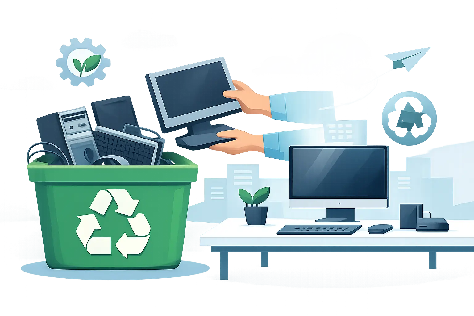 How to Recycle Office Computers Properly