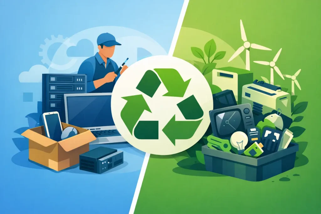 ITAD vs WEEE Recycling: What’s the Difference?